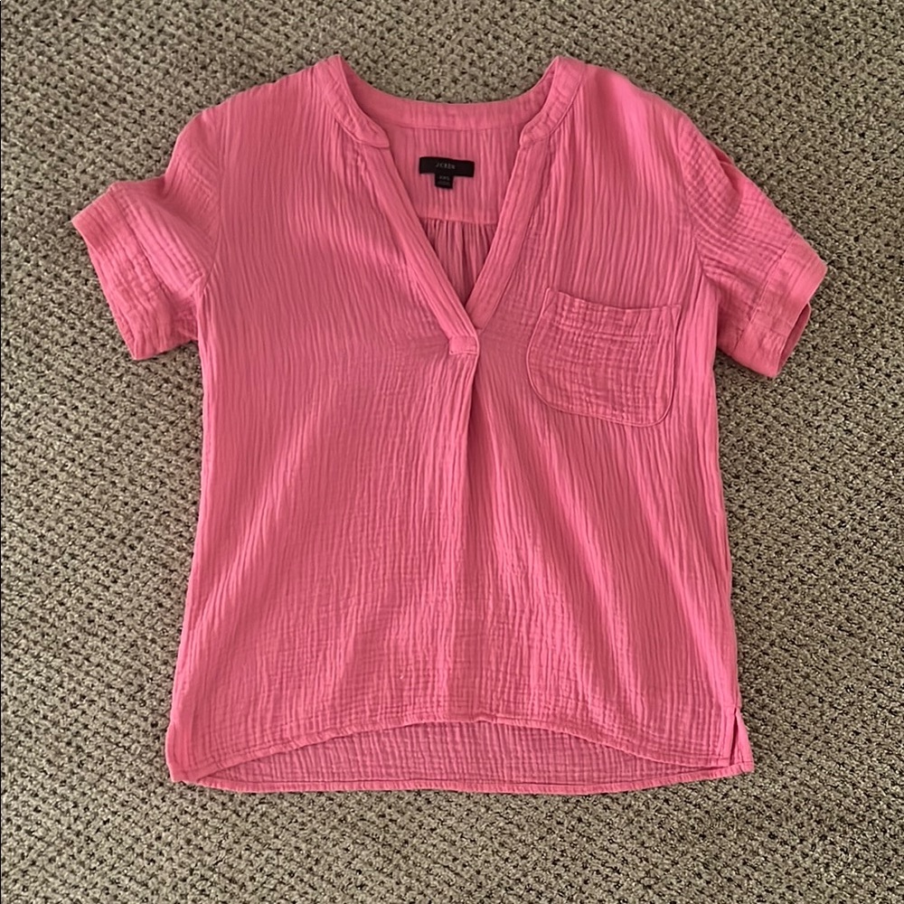 J. Crew Pink Top
